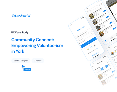 Project thumbnail - UX - Community Connect: Empowering Volunteerism in York
