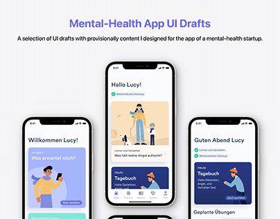Mental-Health App UI Drafts