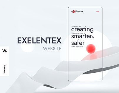 Website for eXelentex | UI/UX | 3D