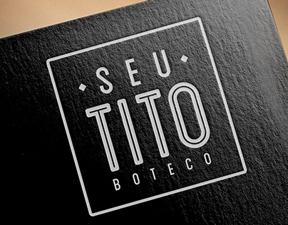 Seu Tito Boteco - Logo e Identidade Visual