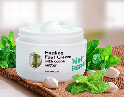 Peppermint Coconut Oil Foot Cream | Falls River Soap