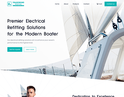Marine Electric Company Web Design