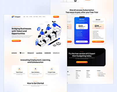 Open Eco System Landing page
