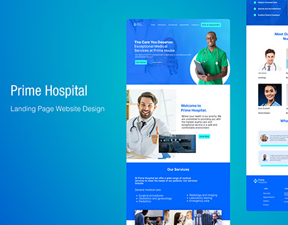 Prime Hospital - Website Design