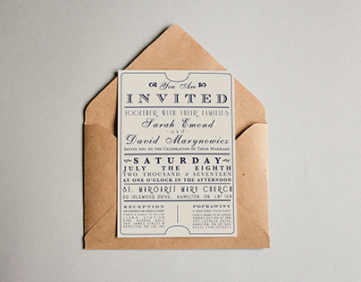 Wedding invitations & RSVP Cards