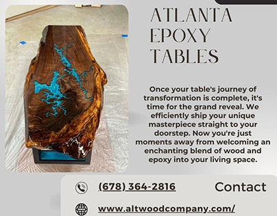 Atlanta Epoxy Tables: Unique Handcrafted Furniture