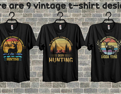 Deer Hunting T-shirt Design