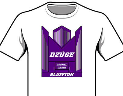 Bluffton Gospel Choir T-Shirt Design