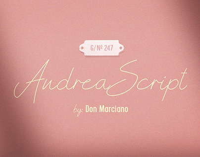 Andrea Script Thin Font