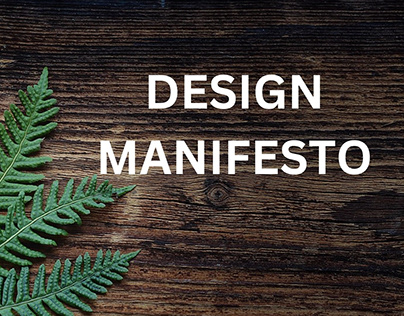 Design manifesto