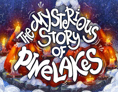 A comics story "The mysterious story of Pinelakes"