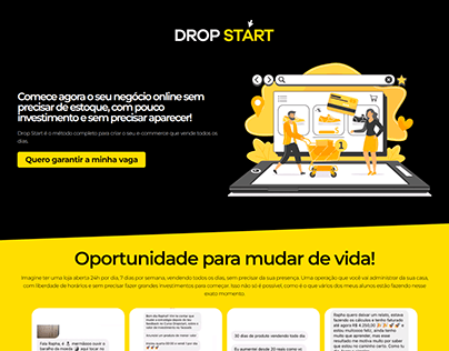 Landing Page | Drop Start