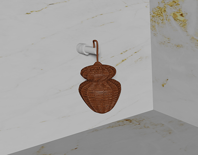 Hanging Lamp Model Texturing