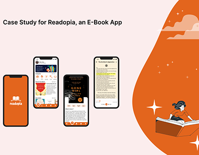 UI UX Case Study for Readopia an E-Book App