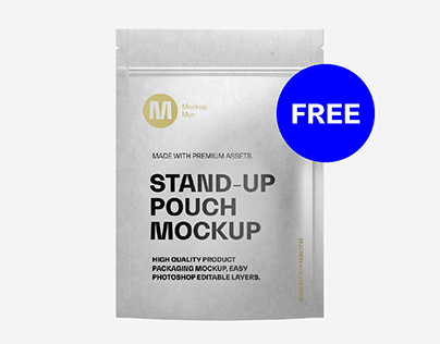 Stand-up pouch mockup | FREE