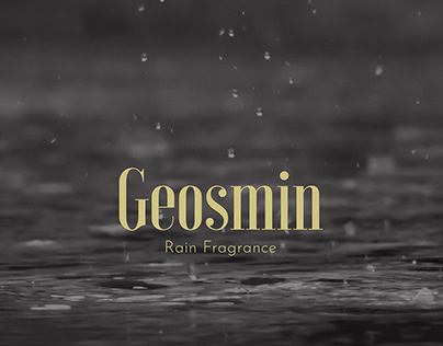Geosmin Rain fragrance - Packaging design