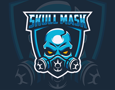 Skull Mask Esport Team Logo Designs