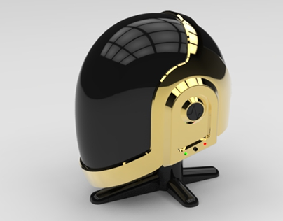 Daft Punk Helmet for 3D printing