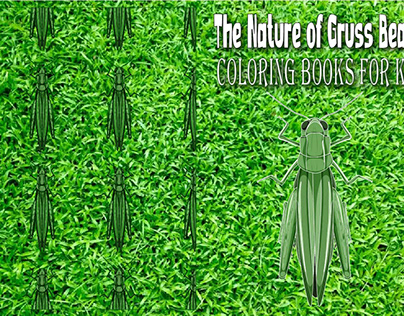 The nature of gruss beauty coloring book cover design