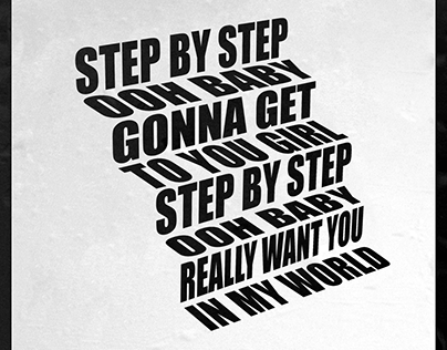''Step By Step'' Poster