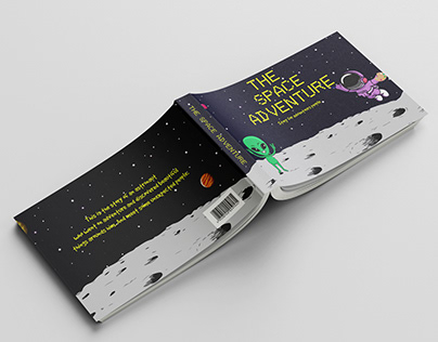 The space adventure story book