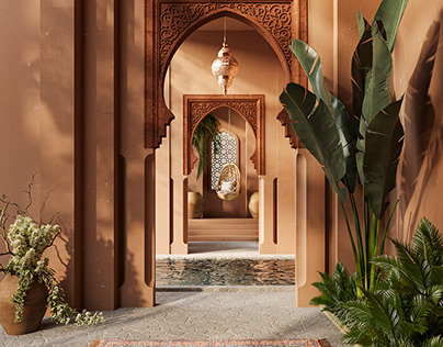 3D Visualization of Moroccan Style