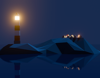 Simple Low-Poly Scene