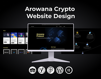Arowana Crypto Website Design