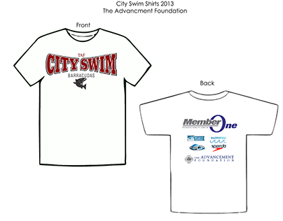 City Swim Team Branding