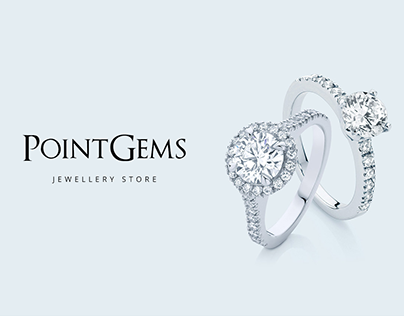 PointGems - jewellery store print design