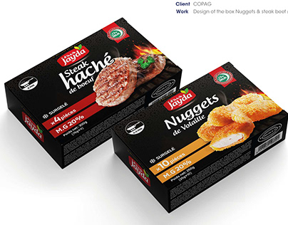 Box of nuggets & steack beef
