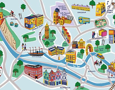 University of Bristol Map