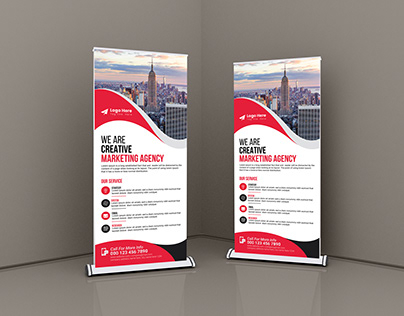Corporate Roll up banner design