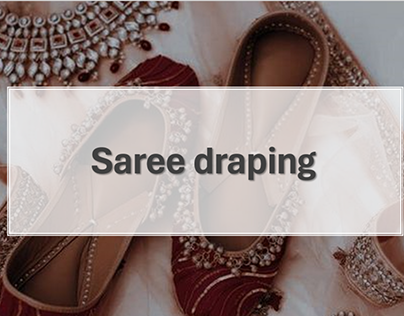 saree draping(saree to cocktail dress)