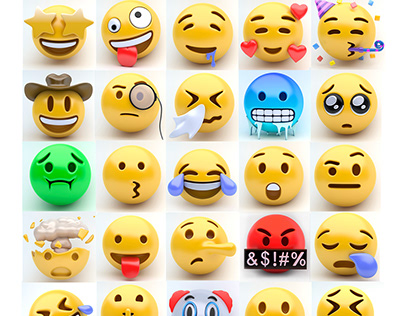 EMOJI 3D - Megapack 3