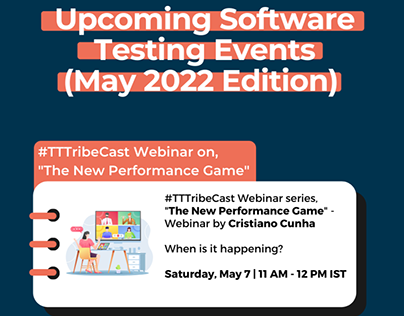 Upcoming Software Testing Events (May 2022 Edition)