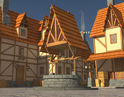 Tavern Village (3D Environment)
