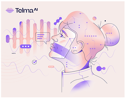 - TELMA.AI - website illustrations