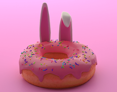 3D Donut and Cup