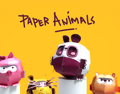 Paper Animals (Free printables)