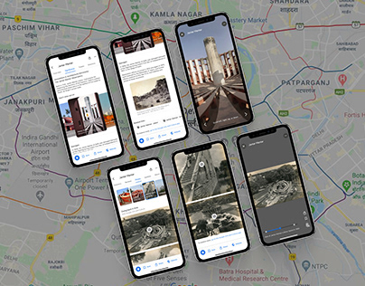 Historical Exploration in Google Maps- UI/UX Case Study