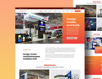 Project thumbnail - Website Design For Event & Exhibition Stall