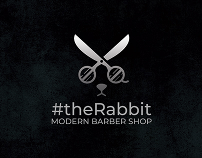 theRabbit modern barber shop - logo