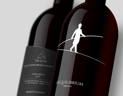 Label Wine Concept: TER IGNIS| Aequilibrium & Identitas
