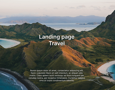 Landing Page Traveling