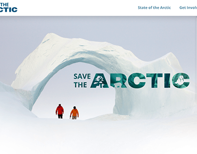 Greenpeace - Save the Arctic website redesign