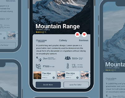 Mobile App UI design