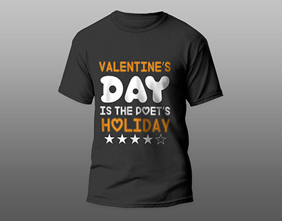 Valentine’s Day Typography T-shirt design