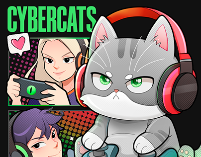 Cybercats - Estampa Esports