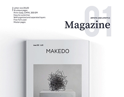 Makedo | Magazine Template